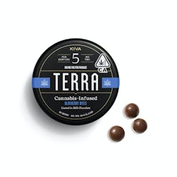 Picture of theKiva ConfectionsTerra Milk Chocolate Blueberries 100mg