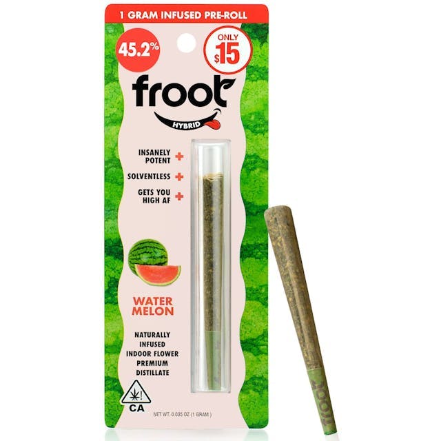 image of Froot  Preroll Watermelon 1g : PreRol Infused