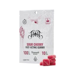 Picture of theHeavy HittersSour Cherry | Indica   Fast Acting Gummies   100mg THC