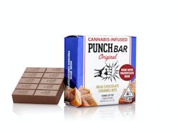 Picture of thePunch Edibles & ExtractsMilk Chocolate Caramel Bits PunchBar