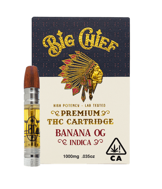 image of Big Chief Banana OG    1G Cart : Vape Cart