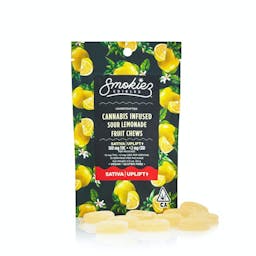 Picture of theSmokiez EdiblesSour Lemonade SATIVA 100mg THC Fruit Chews