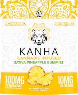 Picture of theKANHAKE   THC   Classic Sativa Pineapple 100mg (10 mg/each) 