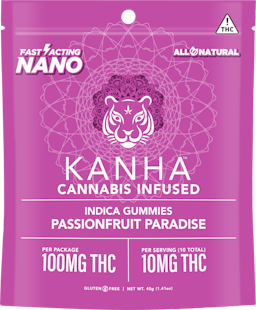 Picture of theKANHAPassionfruit Paradise   Kanha NANO Indica 100mg 