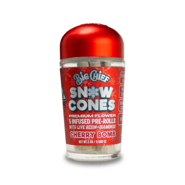 Cherry Bomb Snow Cone Infused Pre-Rolls - Big Chief
