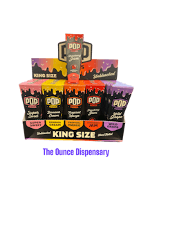 Picture of thePOP Cones King Size Strawberry Jam 3 Pack Unbleached Cone