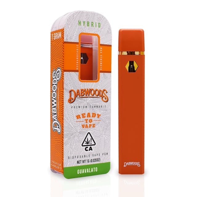 image of Dabwoods GUAVALATO 1G DISPOSABLE : Vape Pens