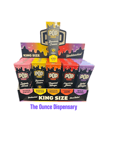 Picture of thePOP Cones King Size Banana Cream 3 Pack Unbleached Cone