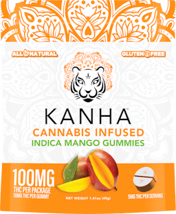 Picture of theKANHAKE   THC   Classic Indica Mango 100mg (10 mg/each) 