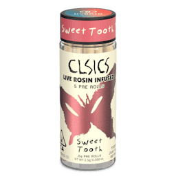 Picture of theCLSICS Rosin Preroll 5pk Hybrid Sweet Tooth