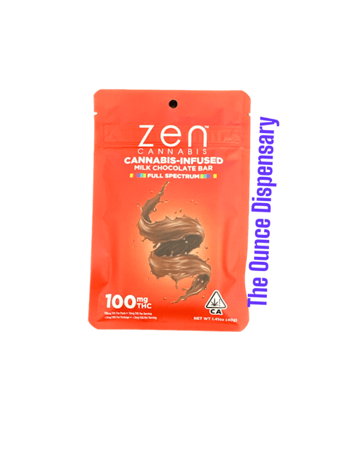 image of ZEN Milk Chocolate 100mg : Edibles
