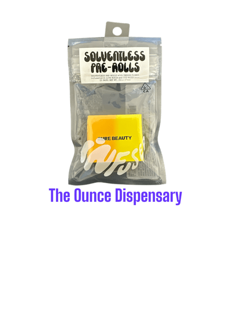 5pk Yellow Box Sativa Pure Beauty Infused Solventless