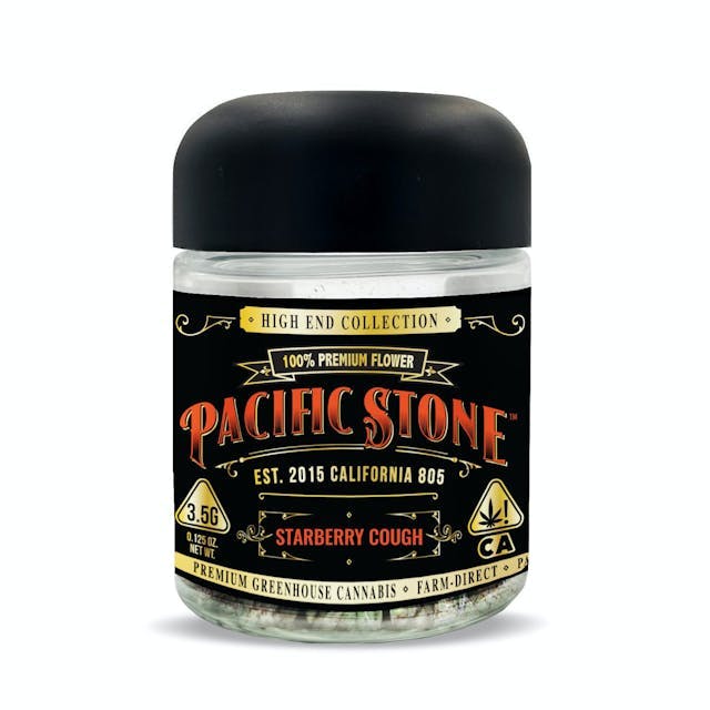 image of Pacific Stone Starberry Cough High End  8th Jar : Flowers