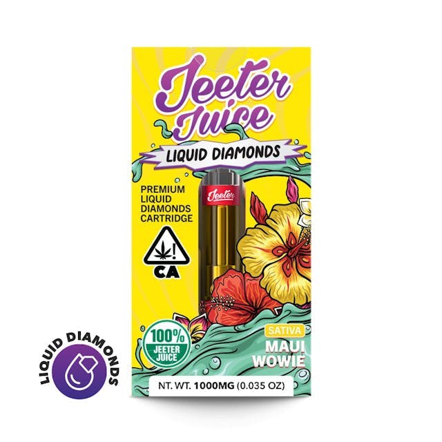 Jeeter Juice Liquid Diamonds 1G Vape Cartridge Maui Wowie