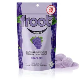 Picture of theFroot Gummies Grape 100mg