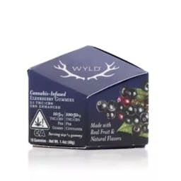 Picture of theWYLD   Elderberry Gummies 2:1 THC:CBN   10 Pack