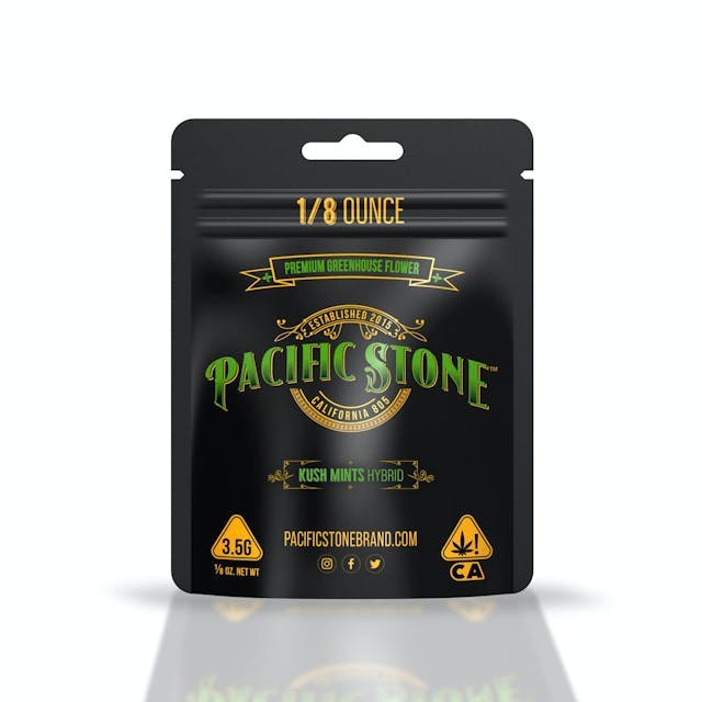 image of Pacific Stone Kush Mints 3.5g Pouch Hybrid : Flowers