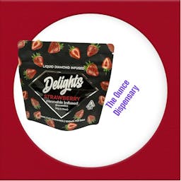 Picture of theDelightsStrawberry   Liquid Diamond Infused Gummies   100mg 