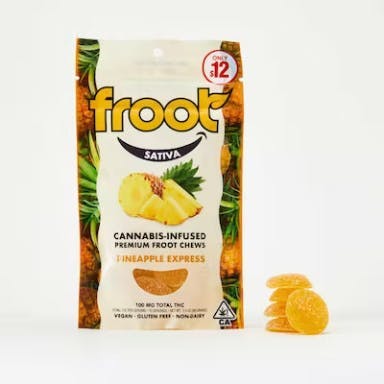 Froot Pineapple Express Gummies - 100mg