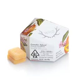 Picture of theWYLD   Peach Gummies   2:1 CBD:THC   10 Pack