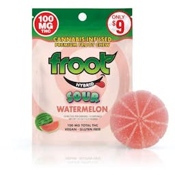 Picture of theFroot Sour Gummy Watermelon 100mg