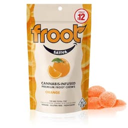 Picture of theFroot Orange Tangie Gummies   100mg