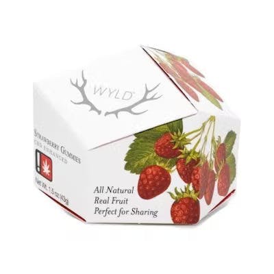 WYLD - Strawberry Gummies - 20:1 CBD:THC - 10 Pack