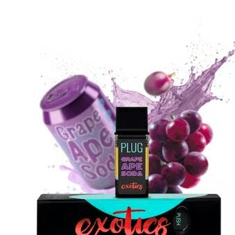 image of PLUGPLAY Grape Ape Soda : PLUG™ EXOTICS : Vape Cart
