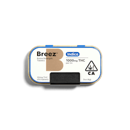 Picture of theBreezExtra Strength Tablet Tins (Indica, 1000 MG THC)