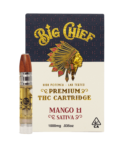 Big Chief Mango THC 1G Cartridge