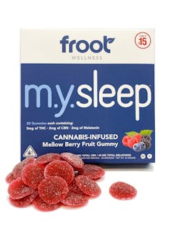 Picture of theFroot Gummies My Sleep 100mg