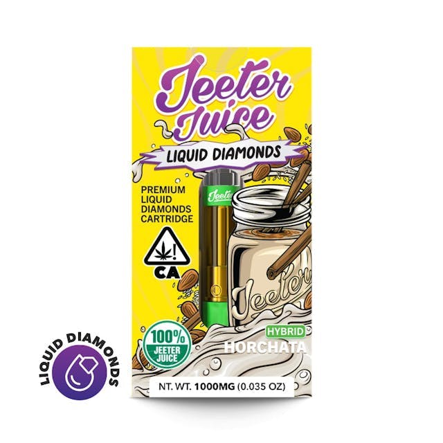 image of Jeeter  Juice Liquid Diamonds 1G ridge Horchata : Vape Cart