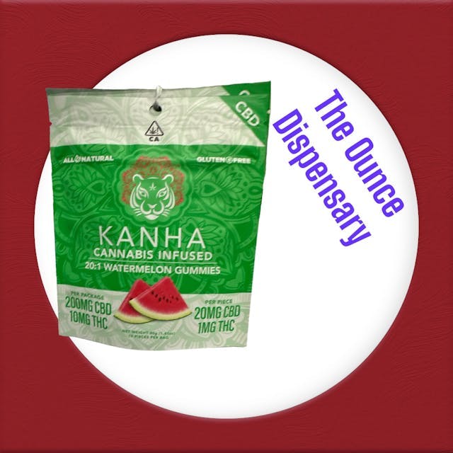 image of KANHA KE   CBD   Classic Watermelon 20:1 (20mg CBD, 1mg THC) : Edibles