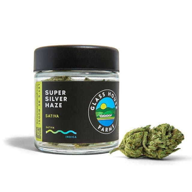 Super Silver Haze Sativa Flower 3.5g Jar