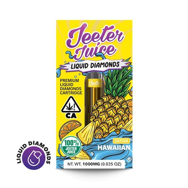 Hawaiian Jeeter Juice Liquid Diamonds Vape Cartridge