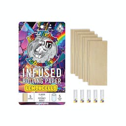 Picture of theLift TicketsLemoncello Infused Rolling Paper Multipack (5): with Glass Tips: 