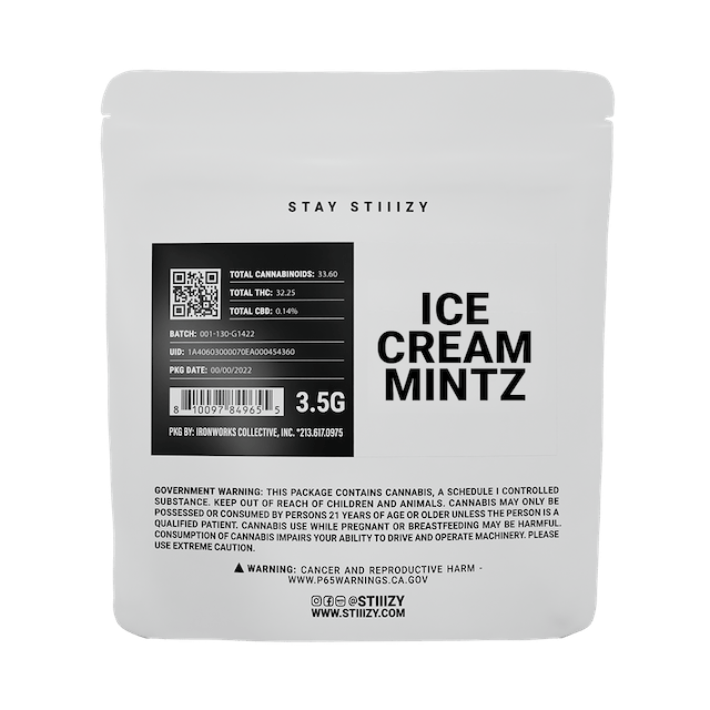 Ice Cream Mintz - 3.5g White Lable