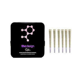 Picture of theTHC DesignCrescendo 6 Pack Pre Roll Tins (Sativa)  3.5g