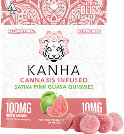 Picture of theKANHAKE   THC   Classic Sativa Pink Guava 100mg (10 mg/each)