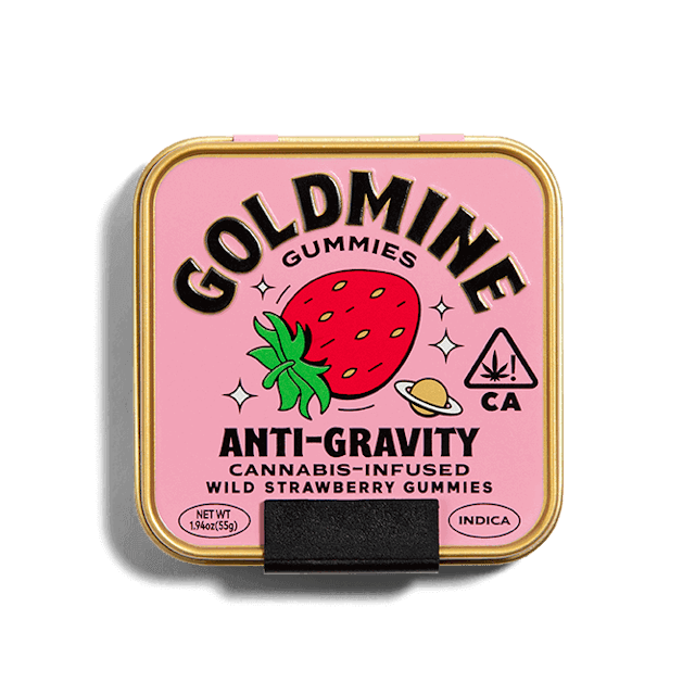 Anti-Gravity Wild Strawberry Gummy Tin Single Unit (Indica, 100 MG THC)