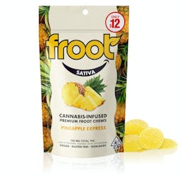 Picture of theFroot Pineapple Express Gummies   100mg 