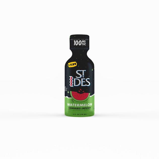 image of ST IDES WATERMELON  4OZ SHOT  100MG : Drinks