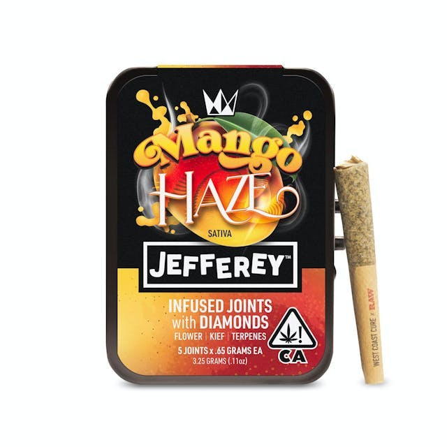 Mango Haze - .65g Jefferey Infused Joint 5 Pack