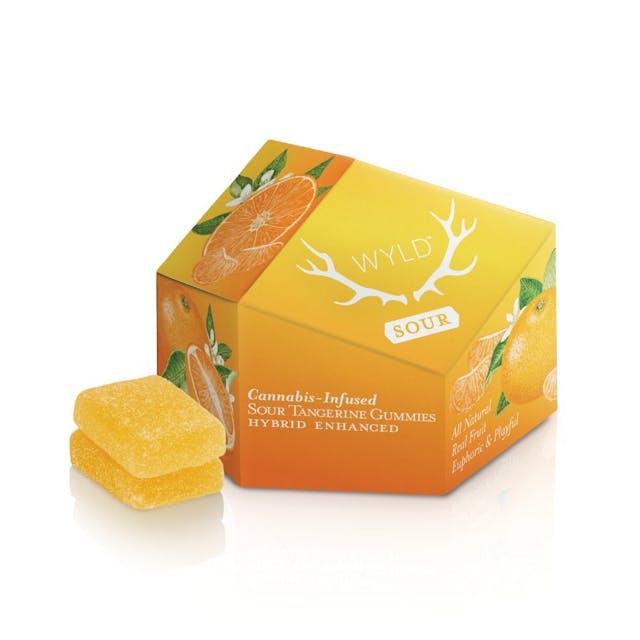 Sour Tangerine Gummies - 10 Pack WYLD