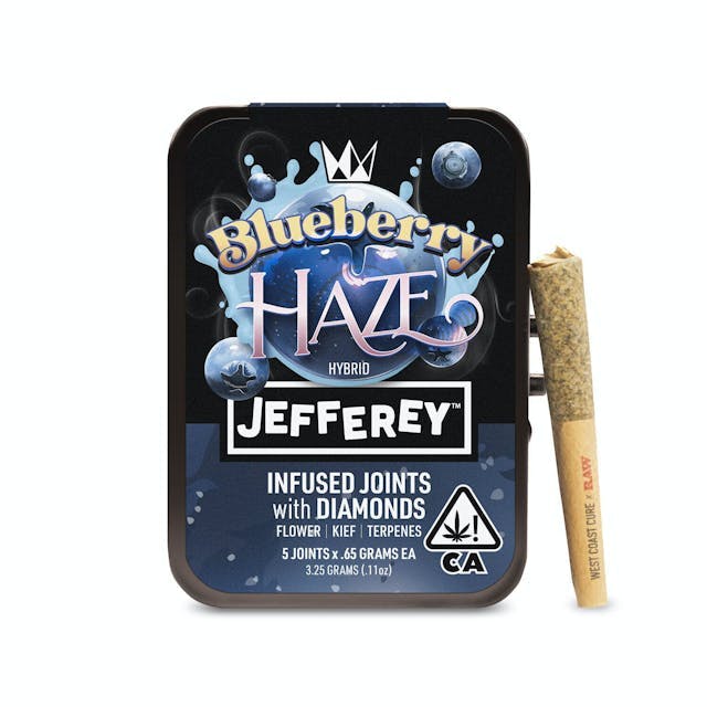 Blueberry Haze - WCC .65g Jefferey Infused 5 Pack