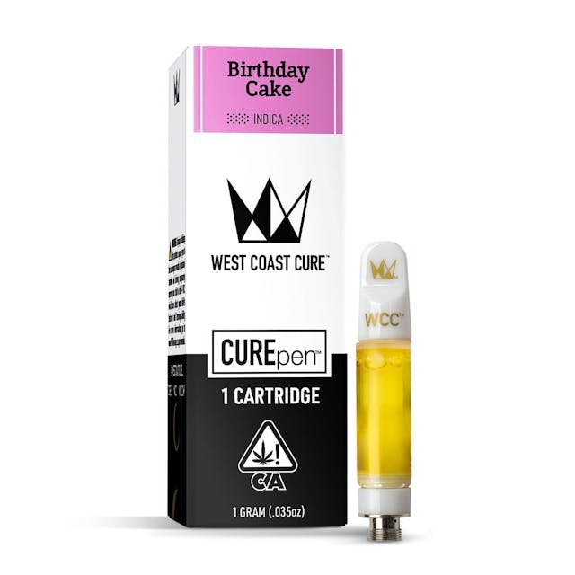 image of West Coast Cure Birthday Cake   WCC 1g CUREpen : Vape Cart