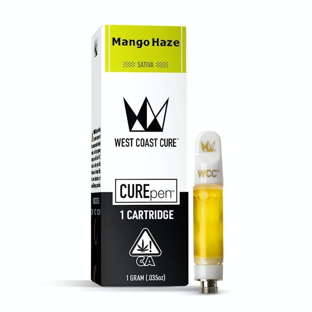 image of West Coast Cure Mango Haze   WCC 1g CUREpen : Vape Cart