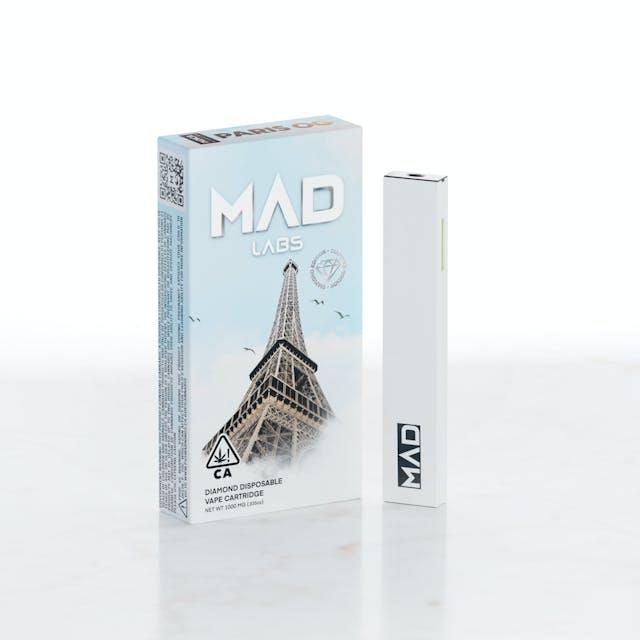 image of Mad Labs    Paris OG   Disposable Diamond Edition 1G : Vape Pens