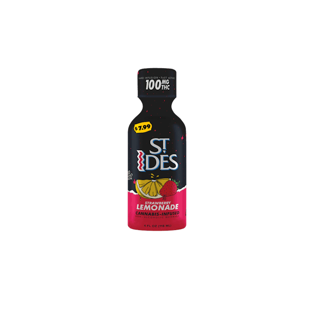 image of ST IDES STRAWBERRY LEMONADE | 4OZ SHOT 100MG : Drinks