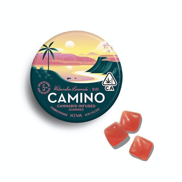 image of Camino Watermelon Lemonade "Bliss" Gummies  : Edibles